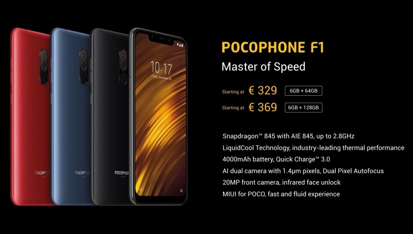 Je to oficiální. POCO F1 od Xiaomi se dostane i k nám za proklatě nízkou cenu!